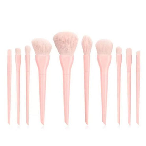 10 Pcs Makeup Bruses
